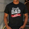 Father Single Dad Taking Applications Men's Casual T-Shirt Dark Grey