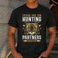 Father And Son Hunting Partners Dad And Son Hunting Buddies Men's Casual T-Shirt Dark Grey