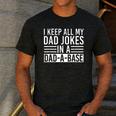 Father's Day Nerd Programmer Dad Jokes Men's Casual T-Shirt Dark Grey