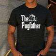 Fathers Day The Pug Father Pug Daddy Papa Fur Dad Dog Owner Men's Casual T-Shirt Dark Grey Fathers Day The Pug Father Pug Daddy Papa Fur Dad Dog Owner Men's Casual T-Shirt Dark Grey