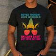 Fathers Day I Wear A Unicorn Shirt Dadacorn Men's Casual T-Shirt Dark Grey Fathers Day I Wear A Unicorn Shirt Dadacorn Men's Casual T-Shirt Dark Grey