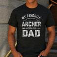 My Favorite Archer Calls Me Dad Archery Father's Day Men's Casual T-Shirt Dark Grey My Favorite Archer Calls Me Dad Archery Father's Day Men's Casual T-Shirt Dark Grey