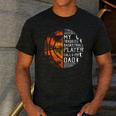 My Favorite Basketball Player Calls Me Dad Basketball Dad Men's Casual T-Shirt Dark Grey