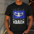 My Favorite Cheerleader Calls Me Dad Cheer Dad Fathers Day Men's Casual T-Shirt Dark Grey