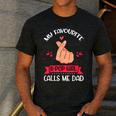 My Favorite K-Pop Girl Calls Me Dad K-Pop Girl Men's Casual T-Shirt Dark Grey