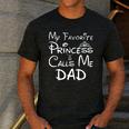 My Favorite Princess Calls Me Dad Father's Day Men's Casual T-Shirt Dark Grey