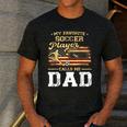 My Favorite Soccer Player Calls Me Dad US Flag Fathers Day Men's Casual T-Shirt Dark Grey My Favorite Soccer Player Calls Me Dad US Flag Fathers Day Men's Casual T-Shirt Dark Grey