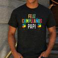 Feliz CumpleañOs Papi Spanish Dad Birthday For Kids Men's Casual T-Shirt Dark Grey
