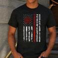 Firefighter Husband Father Fireman For Dad Men's Casual T-Shirt Dark Grey Firefighter Husband Father Fireman For Dad Men's Casual T-Shirt Dark Grey