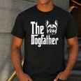 French Bulldog Dog Dad Dogfather Dogs Daddy Father Men's Casual T-Shirt Dark Grey