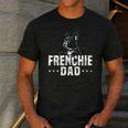 Frenchie Dad Lover Owner French Bulldog Father Daddy Papa Men Women Girls Kids Men's Casual T-Shirt Dark Grey