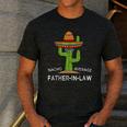 Fun Hilarious Dad-In-Law Humor Father-In-Law Men's Casual T-Shirt Dark Grey