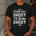 From Fur Daddy To Baby Daddy Dog Dad Fathers Pregnancy Small Men's Casual T-Shirt Dark Grey From Fur Daddy To Baby Daddy Dog Dad Fathers Pregnancy Small Men's Casual T-Shirt Dark Grey