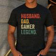 Gamer Husband Dad Video Game Legend Father's Day Men's Casual T-Shirt Dark Grey Gamer Husband Dad Video Game Legend Father's Day Men's Casual T-Shirt Dark Grey
