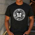 Garage Drinker Club Member Day Drinking Dad Beer Garage Men's Casual T-Shirt Dark Grey