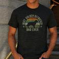 Golden Retriever Dad Dog Shirt Fathers Day Doggy Men's Casual T-Shirt Dark Grey