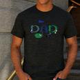 Golf Dad Hole In One Golf First Birthday Boy Party Men's Casual T-Shirt Dark Grey