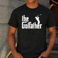 The GolfFather Golf Father God Father Dad Golfer Men's Casual T-Shirt Dark Grey The GolfFather Golf Father God Father Dad Golfer Men's Casual T-Shirt Dark Grey