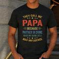 Grandpa Shirts Dad Partner In Crime Shirt Men's Casual T-Shirt Dark Grey Grandpa Shirts Dad Partner In Crime Shirt Men's Casual T-Shirt Dark Grey