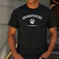 Grandpawdre Dog Dad Shirt Grandpa Cat Dad Father's Day Men Men's Casual T-Shirt Dark Grey