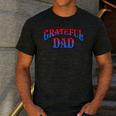 Grateful Dads World's Greatest Dad Fathers Day Men's Casual T-Shirt Dark Grey