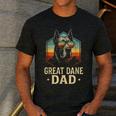 Great Dane Dad Vintage Men's Casual T-Shirt Dark Grey