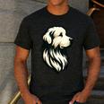 Great Pyrenees Pyr Minimalist Simple Dog Mom Dad Boys Girls Men's Casual T-Shirt Dark Grey