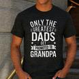 Only The Greatest Dads Get Promoted To Grandpa Shirt Men Men's Casual T-Shirt Dark Grey Only The Greatest Dads Get Promoted To Grandpa Shirt Men Men's Casual T-Shirt Dark Grey