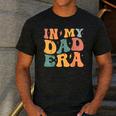 Groovy In My Dad Era Dad Father's Day Men's Casual T-Shirt Dark Grey