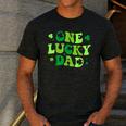 Groovy St Patrick's Day Apparel One Lucky Dad Shirt Small Modern Groovy St Patrick's Day Shirt Men's Casual T-Shirt Dark Grey Groovy St Patrick's Day Apparel One Lucky Dad Shirt Small Modern Groovy St Patrick's Day Shirt Men's Casual T-Shirt Dark Grey