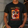 Guess What Chicken Butt DadSiblingsFriends Humor Small Men's Casual T-Shirt Dark Grey
