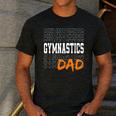 Gymnastics Dad For Gymnastic Father Parents Men's Casual T-Shirt Dark Grey