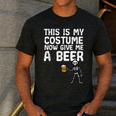 Halloween This Is My Costume Give Me Skeleton Dad Men Men's Casual T-Shirt Dark Grey