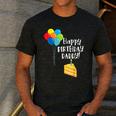 Happy Birthday Daddy Cute Toddler Dad's Birthday Party Men's Casual T-Shirt Dark Grey