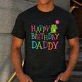 Happy Birthday Daddy Men's Casual T-Shirt Dark Grey Happy Birthday Daddy Men's Casual T-Shirt Dark Grey