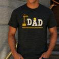 Happy Father's Day Construction For Son DAD Father's Day Men's Casual T-Shirt Dark Grey
