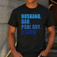 Husband Dad Pool Guy Legend Men Men's Casual T-Shirt Dark Grey Husband Dad Pool Guy Legend Men Men's Casual T-Shirt Dark Grey