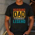 Husband Dad PSYCHIATRIST Legend Father's Day PSYCHIATRISTS Men's Casual T-Shirt Dark Grey