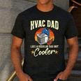 HVAC Dad But Cooler HVAC Technician Father Men's Casual T-Shirt Dark Grey