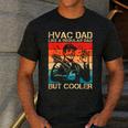 HVAC Dad HVAC Technician Mechanic Repairman Men's Casual T-Shirt Dark Grey