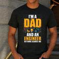 I'm A Dad And Engineer Father Day Engineering Men's Casual T-Shirt Dark Grey