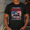I'm Dad Pepaw Veteran Nothing Scares Me Father's Day Men's Casual T-Shirt Dark Grey I'm Dad Pepaw Veteran Nothing Scares Me Father's Day Men's Casual T-Shirt Dark Grey