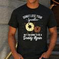 I'm Going To Be a Daddy Again Pregnancy Announcement Quote Men's Casual T-Shirt Dark Grey