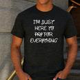I'm Just Here To Pay For Everything Theme Park Dad Men's Casual T-Shirt Dark Grey