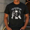 I'm Telling Dad Saying Religious Christian Jesus Meme Men's Casual T-Shirt Dark Grey