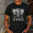 I'm A Viking Dad I Fear Odin And My Wife Norse Mythology Men's Casual T-Shirt Dark Grey