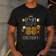 It's My Dad's 80th Birthday Happy Birthday 80 Years Old Men's Casual T-Shirt Dark Grey