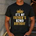 It's My Father's 82nd Birthday 82 Years Old Dad Men's Casual T-Shirt Dark Grey It's My Father's 82nd Birthday 82 Years Old Dad Men's Casual T-Shirt Dark Grey