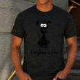 Its Fine Im Fine Everythings Fine Dog Mom Dad Lovers Men's Casual T-Shirt Dark Grey