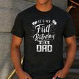 It's My First Birthday As A Dad Father Party Daddy Papa Men's Casual T-Shirt Dark Grey